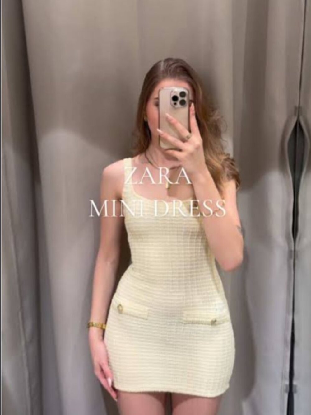 Zara knit strechy dress